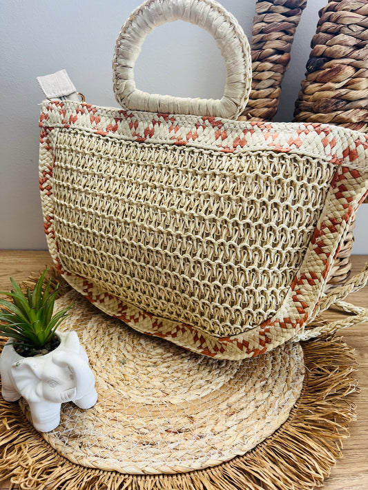 Sac cabas raphia