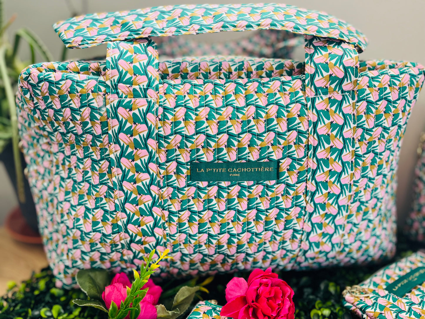 Sac Week end liberty Vert