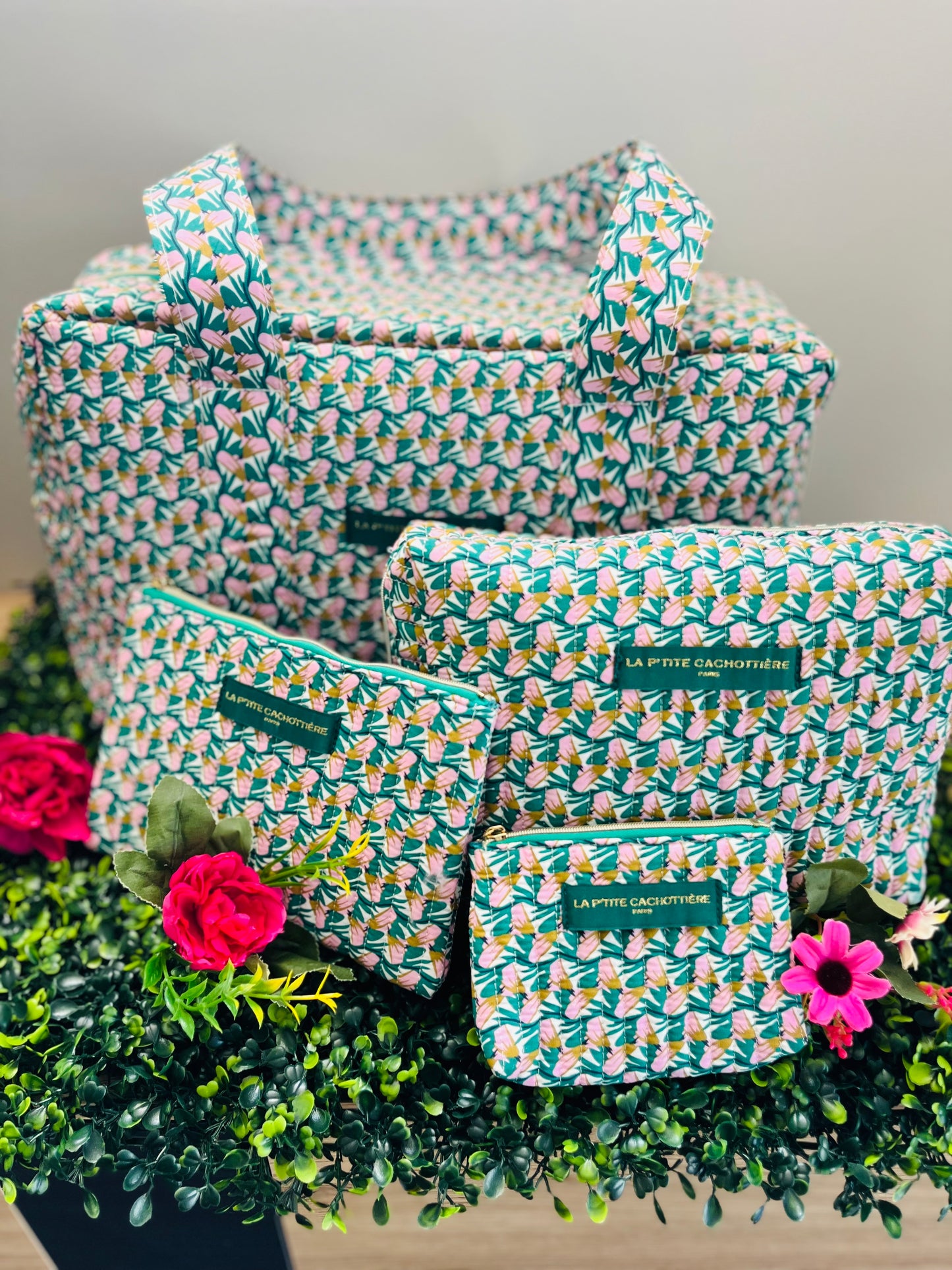 Sac Week end liberty Vert