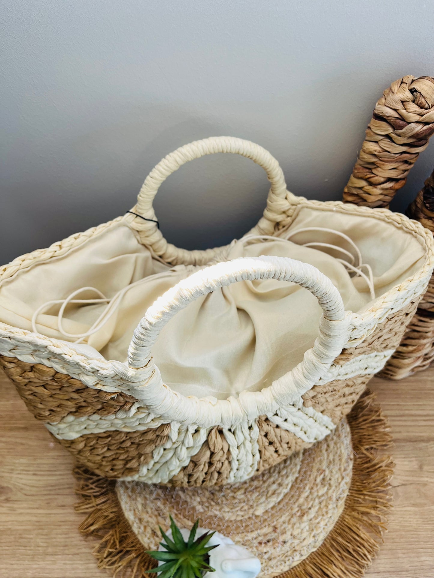 Sac cabas demi lune