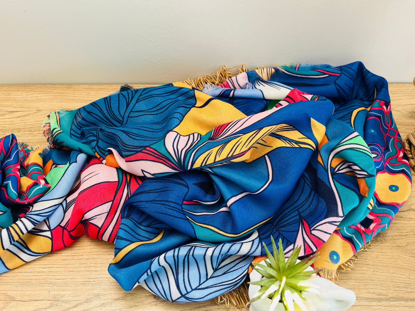 Foulard bleu