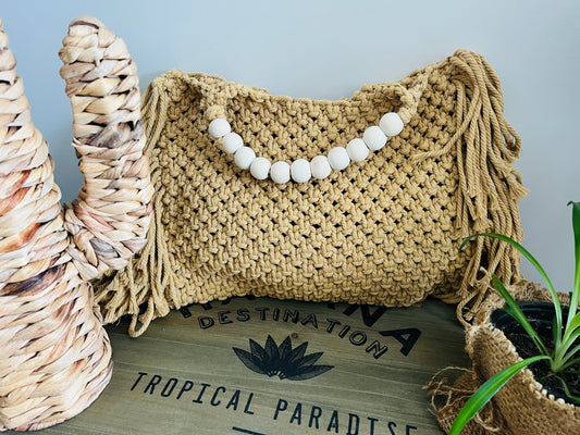 Sac en coton Macramé
