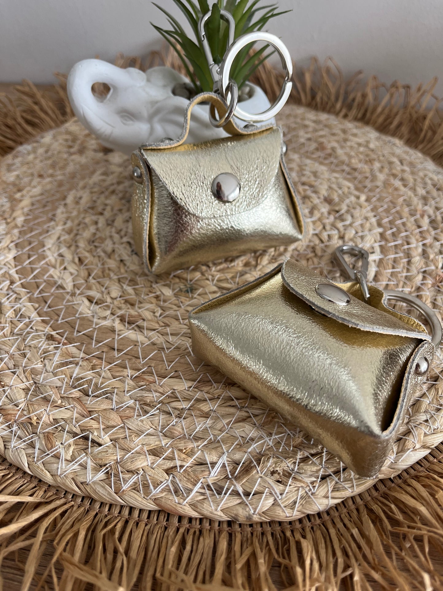 Porte clef cuir
